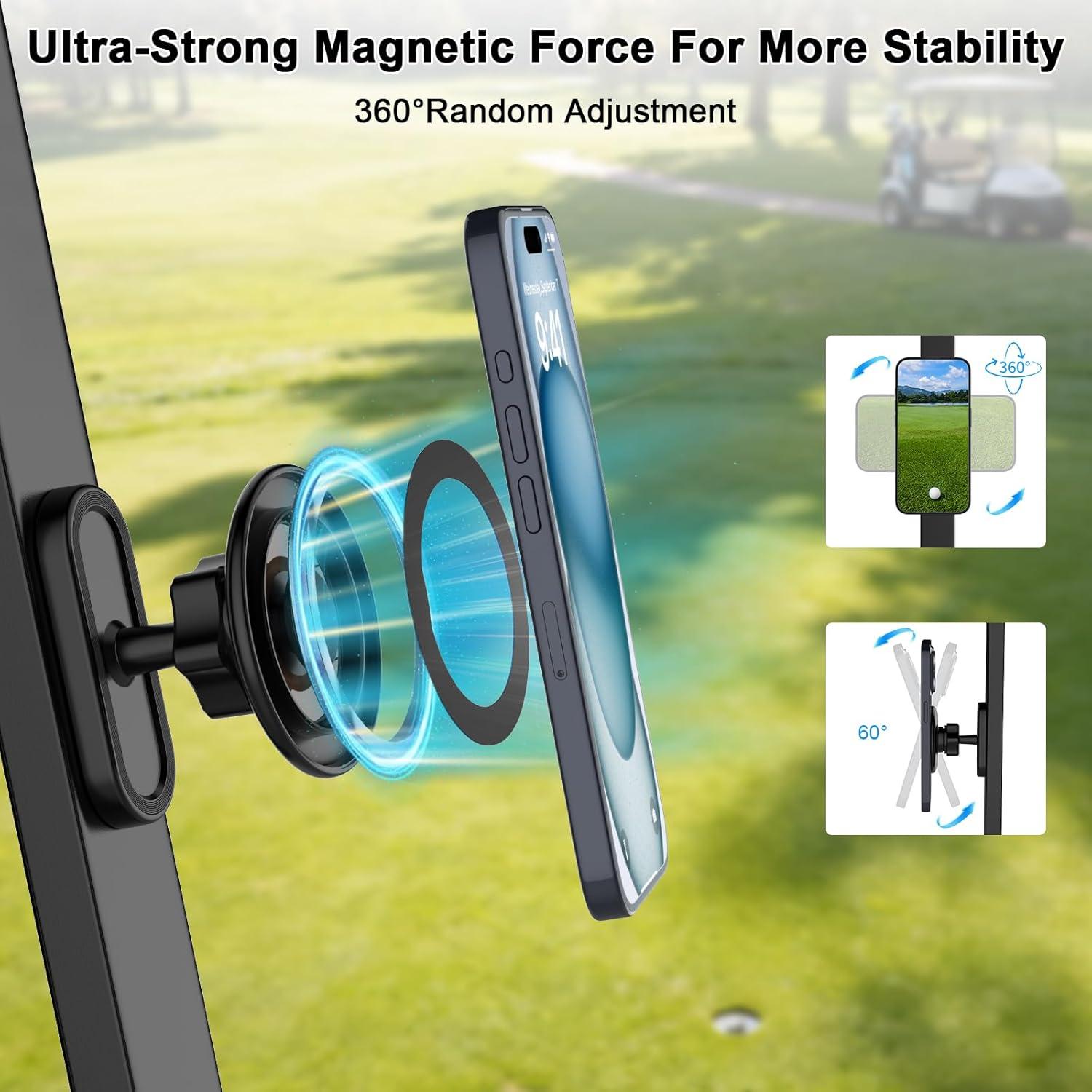 Soporte Magnético para Teléfono de Carro de Golf LOERUMG
