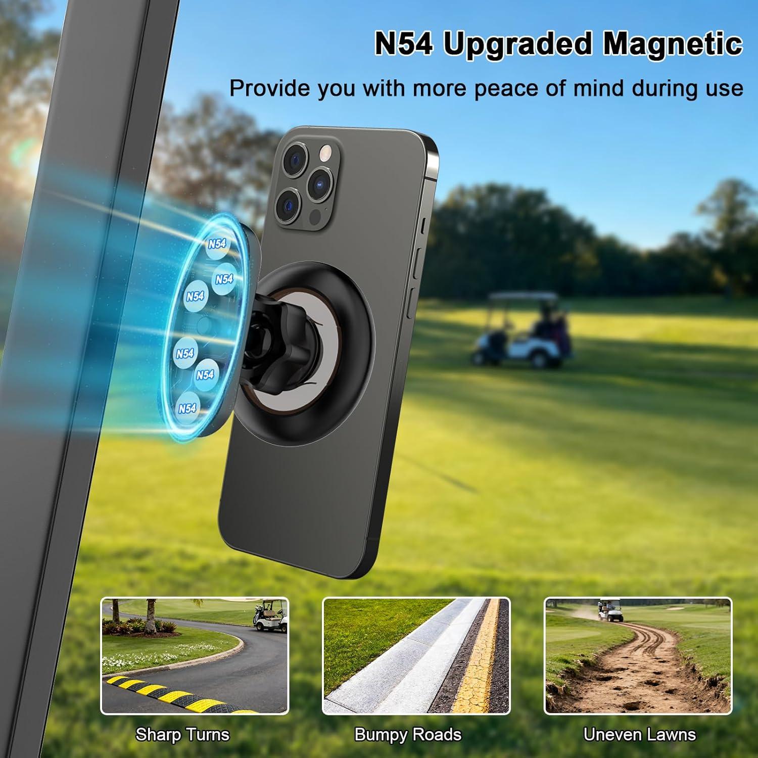 Soporte Magnético para Teléfono de Carro de Golf LOERUMG