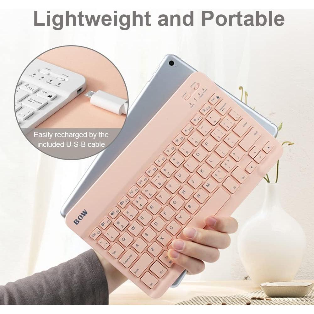 Conjunto Teclado y Ratón Portátil CHYH, 3 Piezas, Silencioso