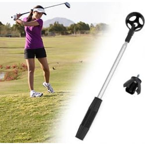 Recuperador de Pelotas de Golf Telescópico QWORK 2.74m Acero Inoxidable