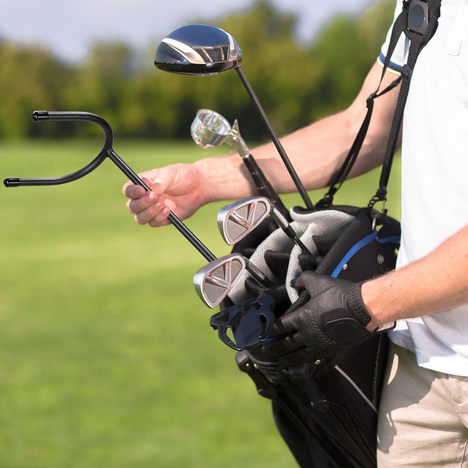 Soporte de Palos de Golf TOBWOLF 2PCS Metal 80cm Desmontable