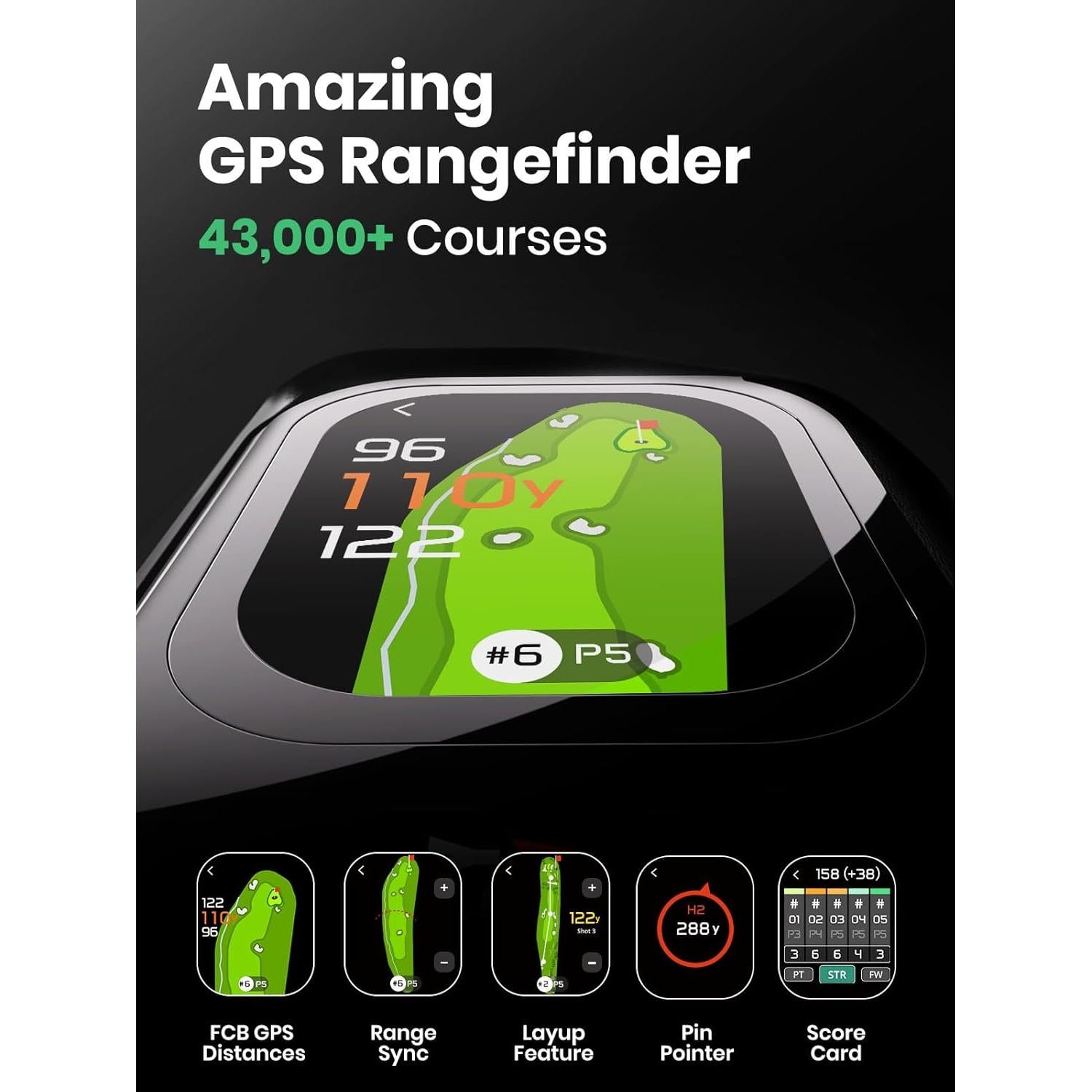 Medidor de Distancia Láser MiLESEEY GenePro G1 Golf 600m