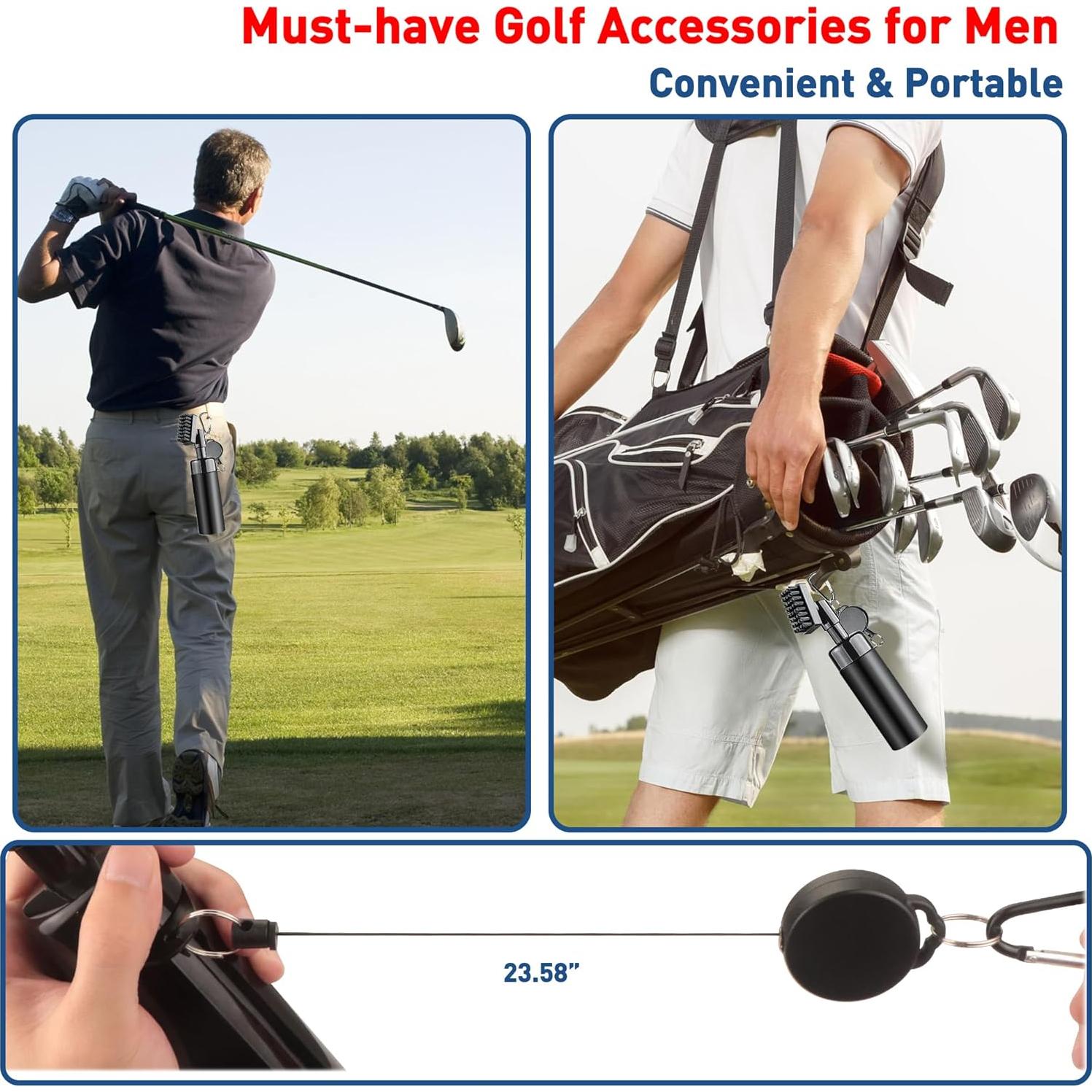 Kit de Limpieza de Palos de Golf THE GOLFER STORE - Cepillo y Toalla