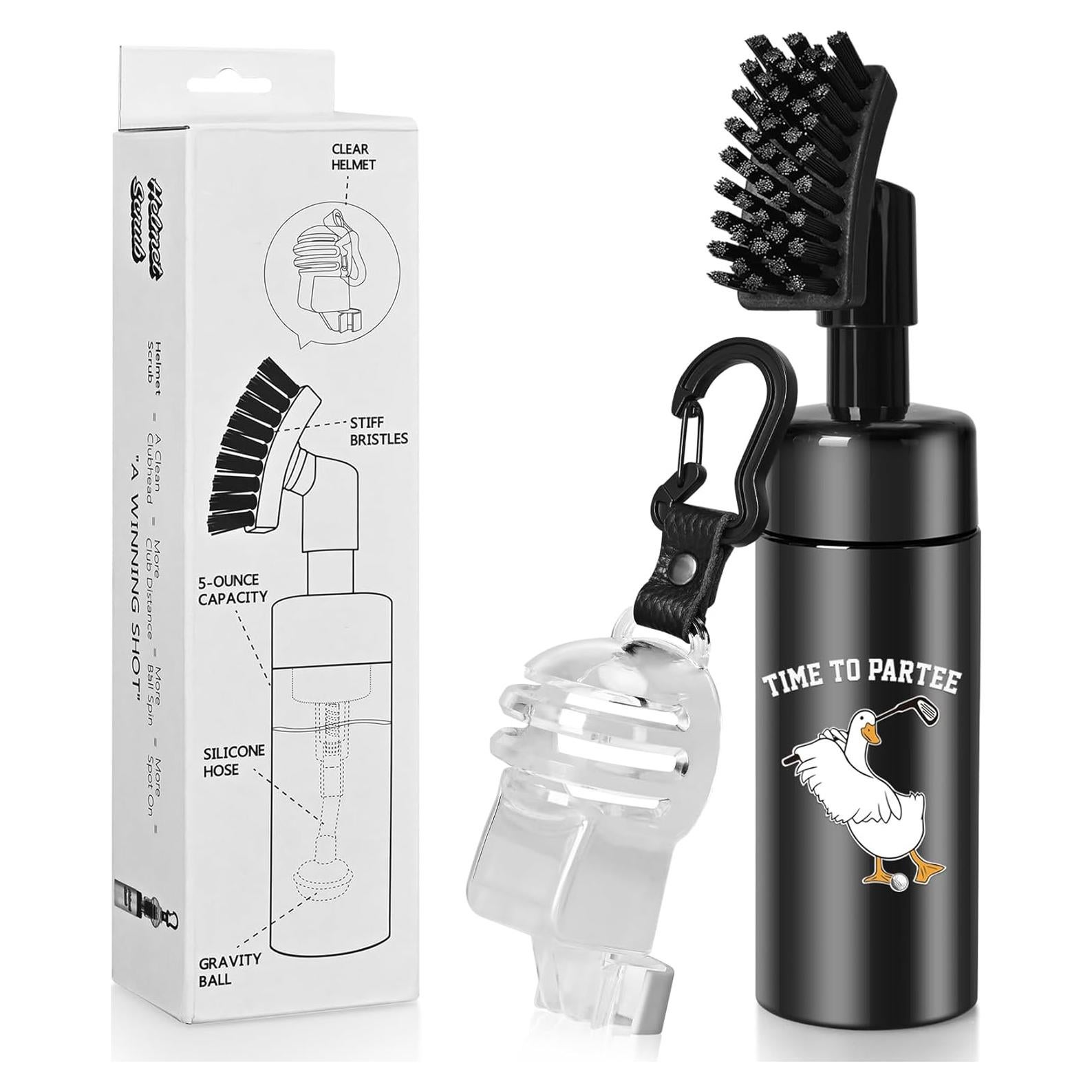 Cepillo Limpiador Curvado para Golf Janhavi con Botella 118 ml