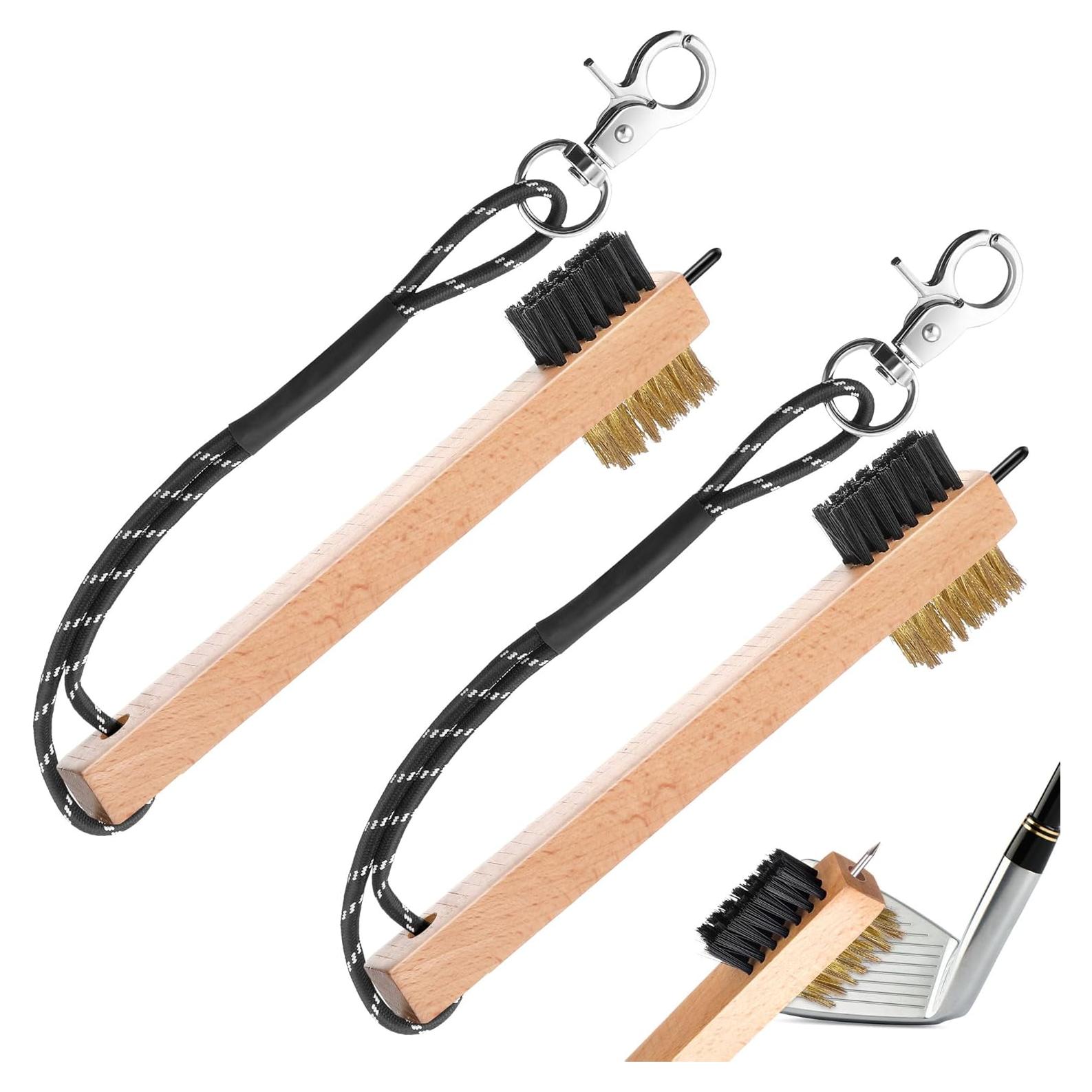 Cepillo de Madera para Palos de Golf Feekoon - 2 Pcs, Nylon