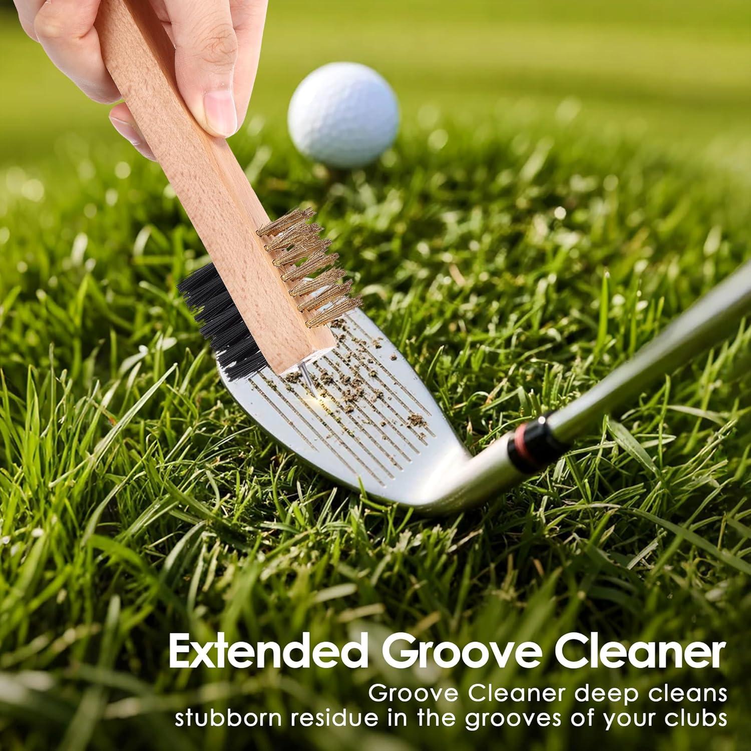 Cepillo de Madera para Palos de Golf Feekoon - 2 Pcs, Nylon