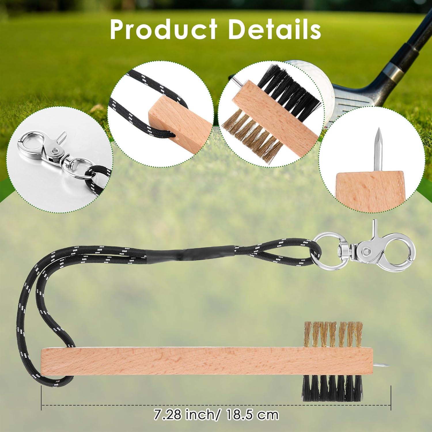 Cepillo de Madera para Palos de Golf Feekoon - 2 Pcs, Nylon