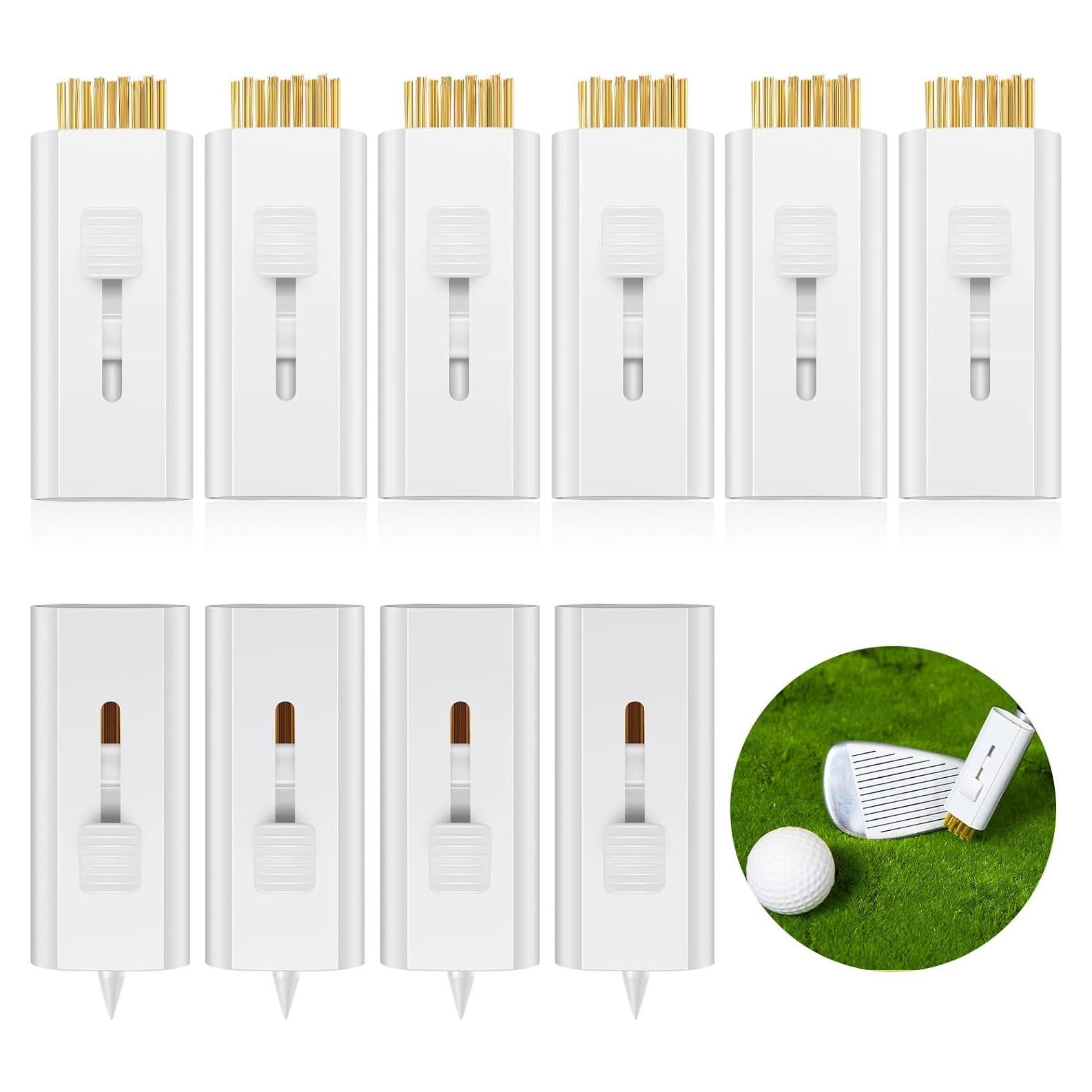 Bokon Cepillo Retráctil para Limpiar Palos de Golf - 10 Pcs