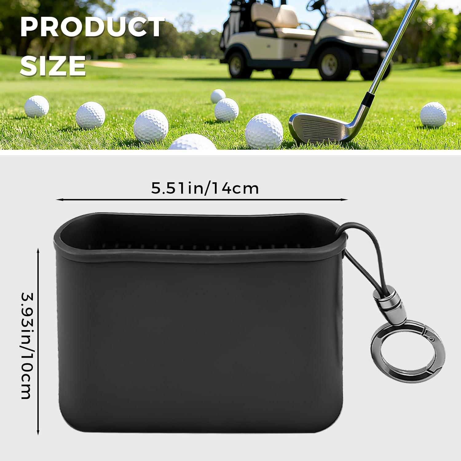 Limpiador de Palos de Golf KCMOSGI - Silicona Negra 14x3.5cm