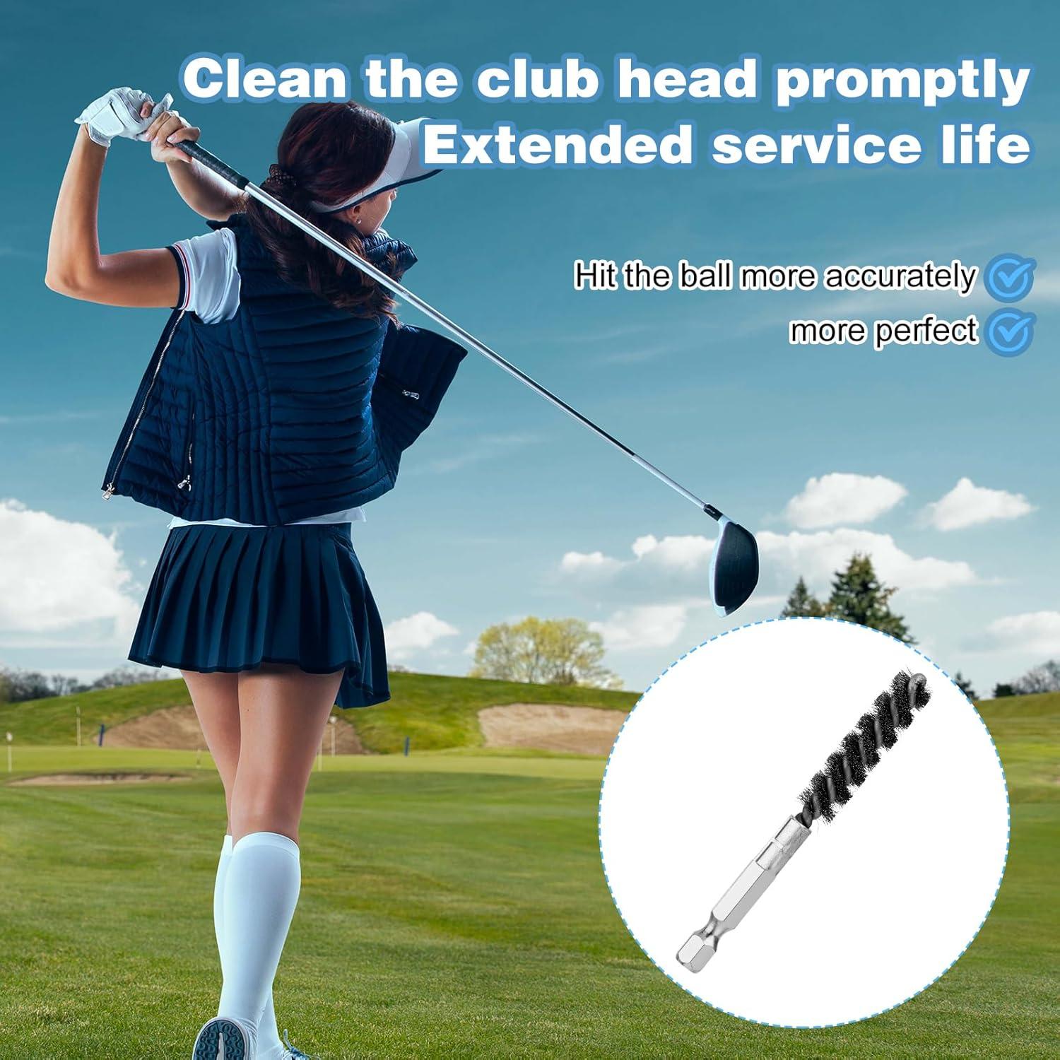 Set de 4 Cepillos Limpiadores de Clubes de Golf Teaaha