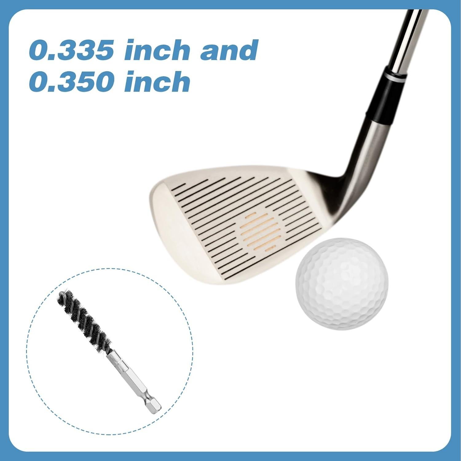 Set de 4 Cepillos Limpiadores de Clubes de Golf Teaaha