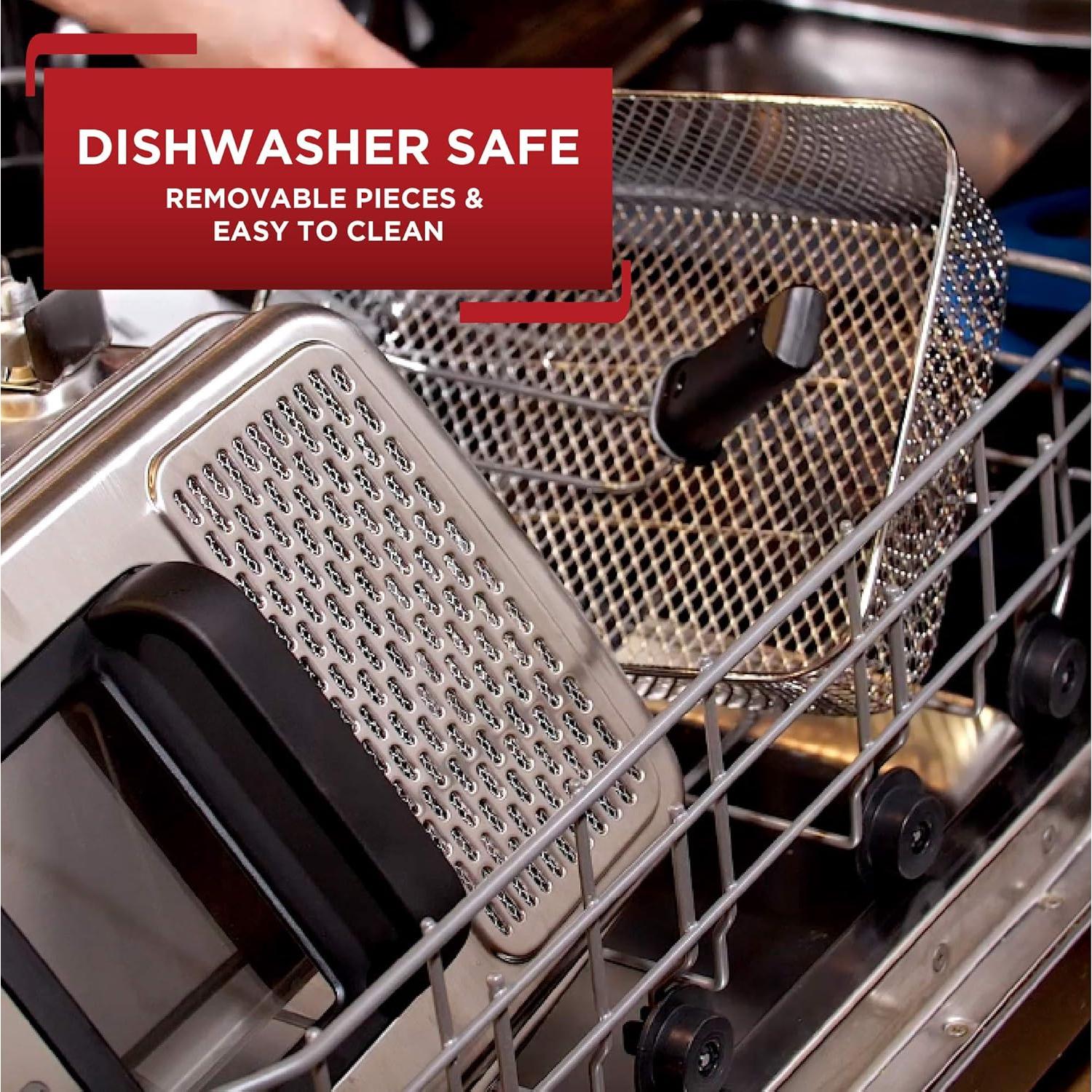 Freidora Profunda T-fal 3.5L Acero Inoxidable 1700W