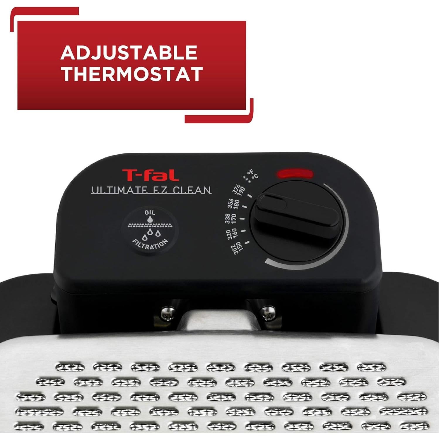 Freidora Profunda T-fal 3.5L Acero Inoxidable 1700W