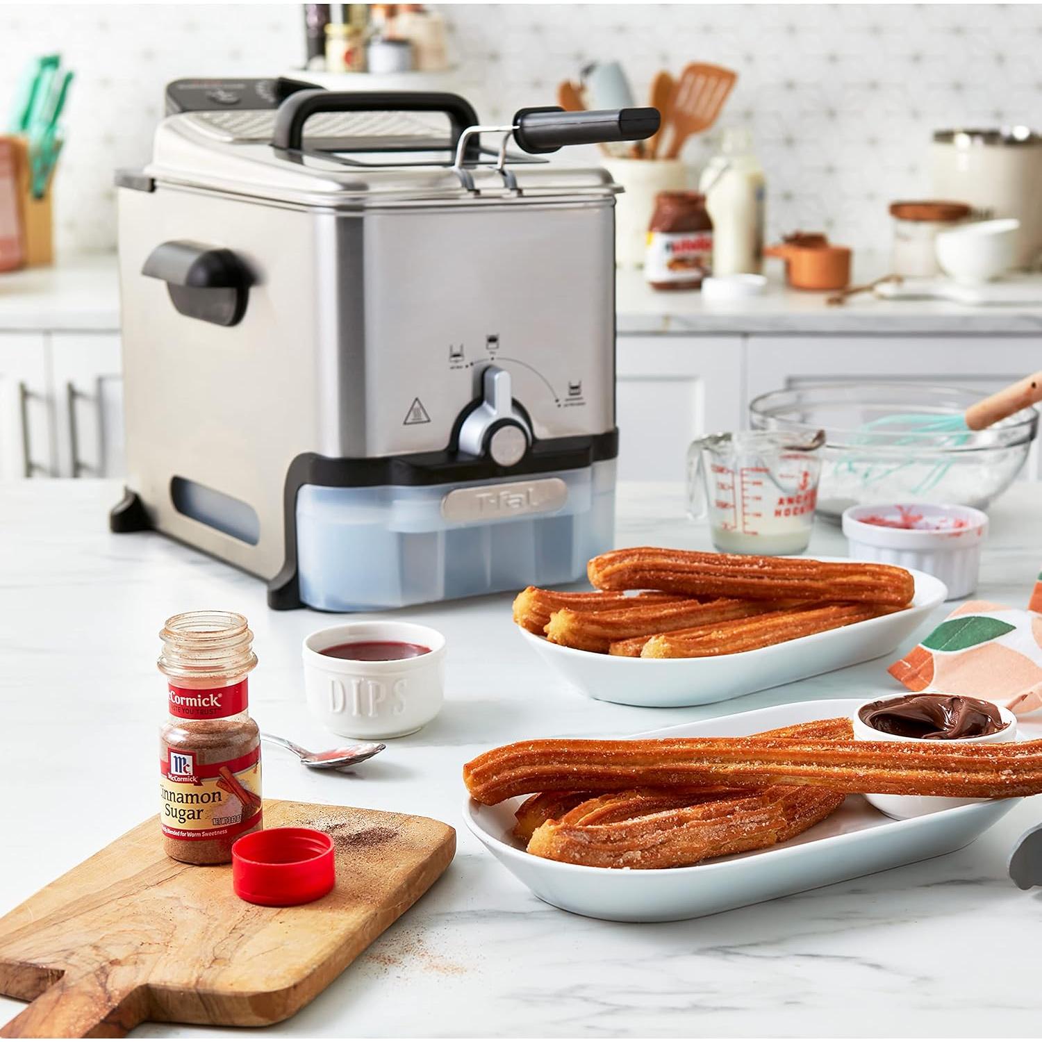 Freidora Profunda T-fal 3.5L Acero Inoxidable 1700W