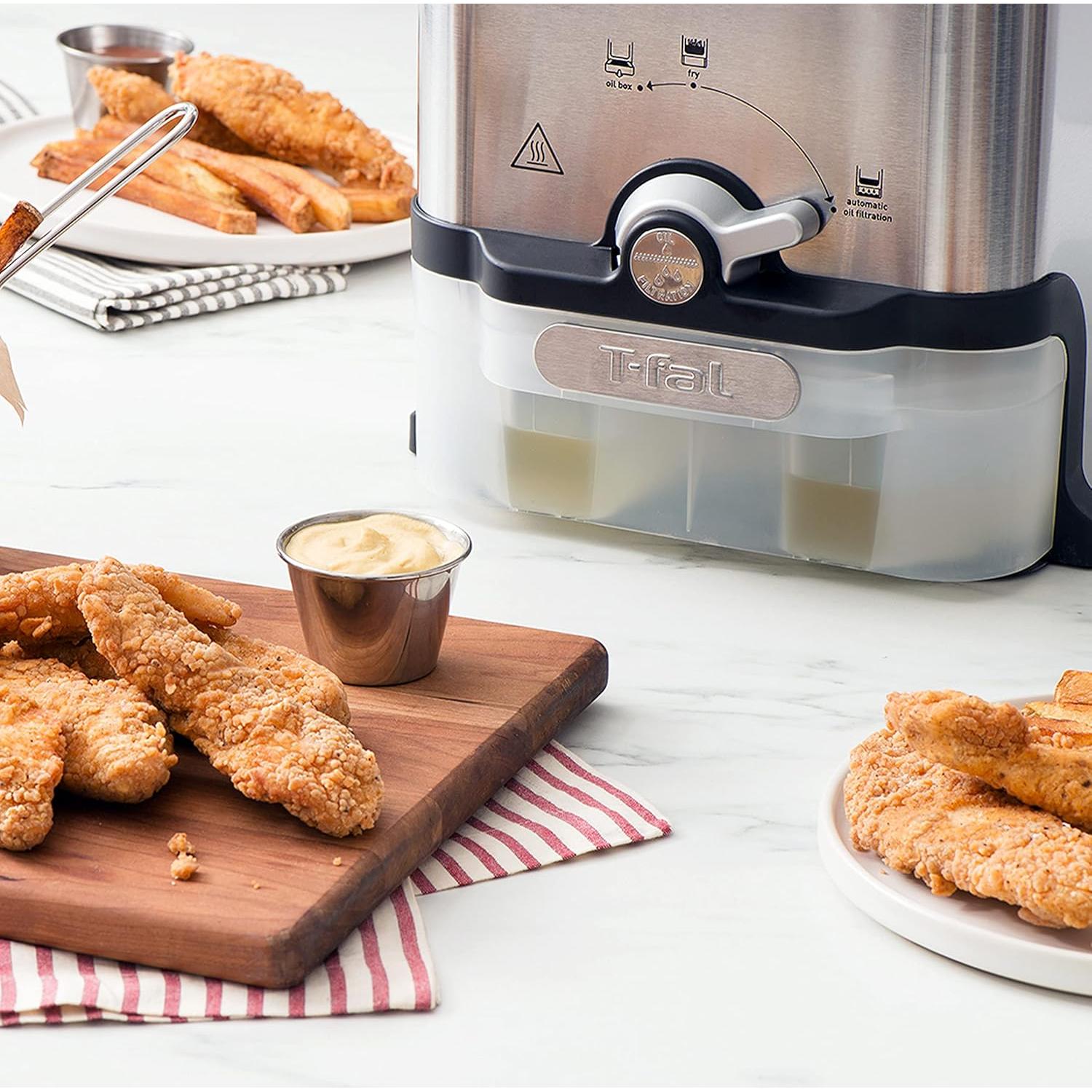 Freidora Profunda T-fal 3.5L Acero Inoxidable 1700W