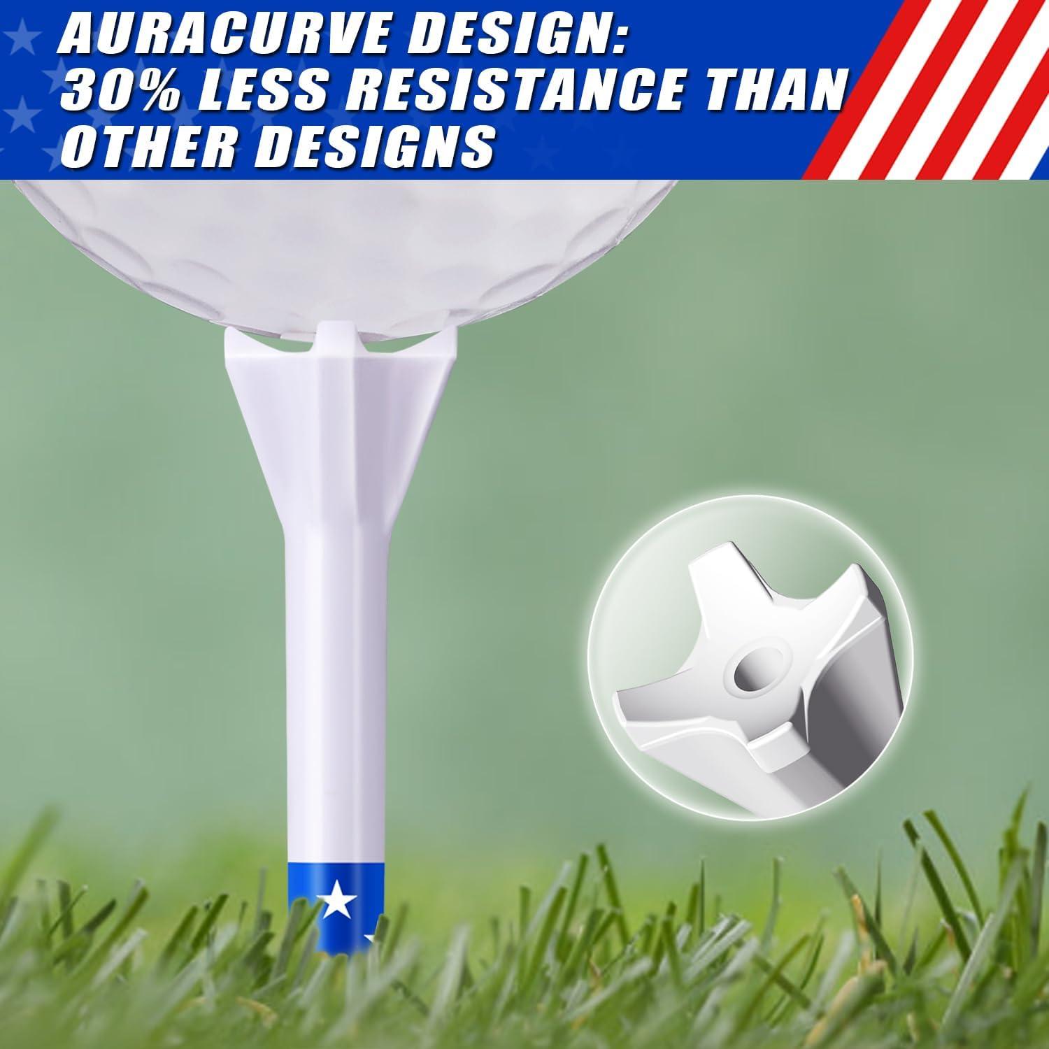 Tees de Golf Goashpeaot 120 Contar 8.26 cm con Marcado Profesional