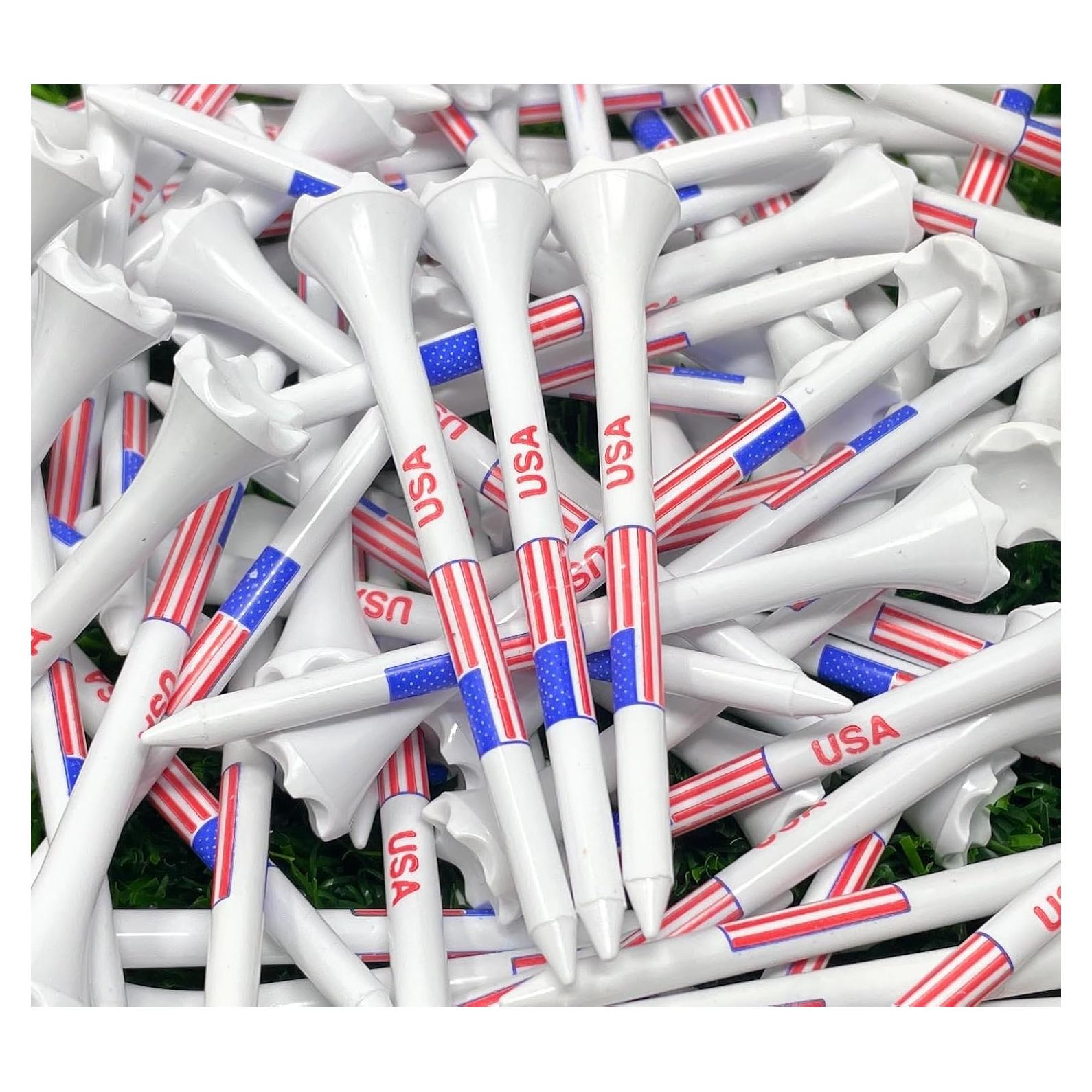 Tees de Golf de Plástico NorthPointe USA 8.26 cm - 100 Piezas