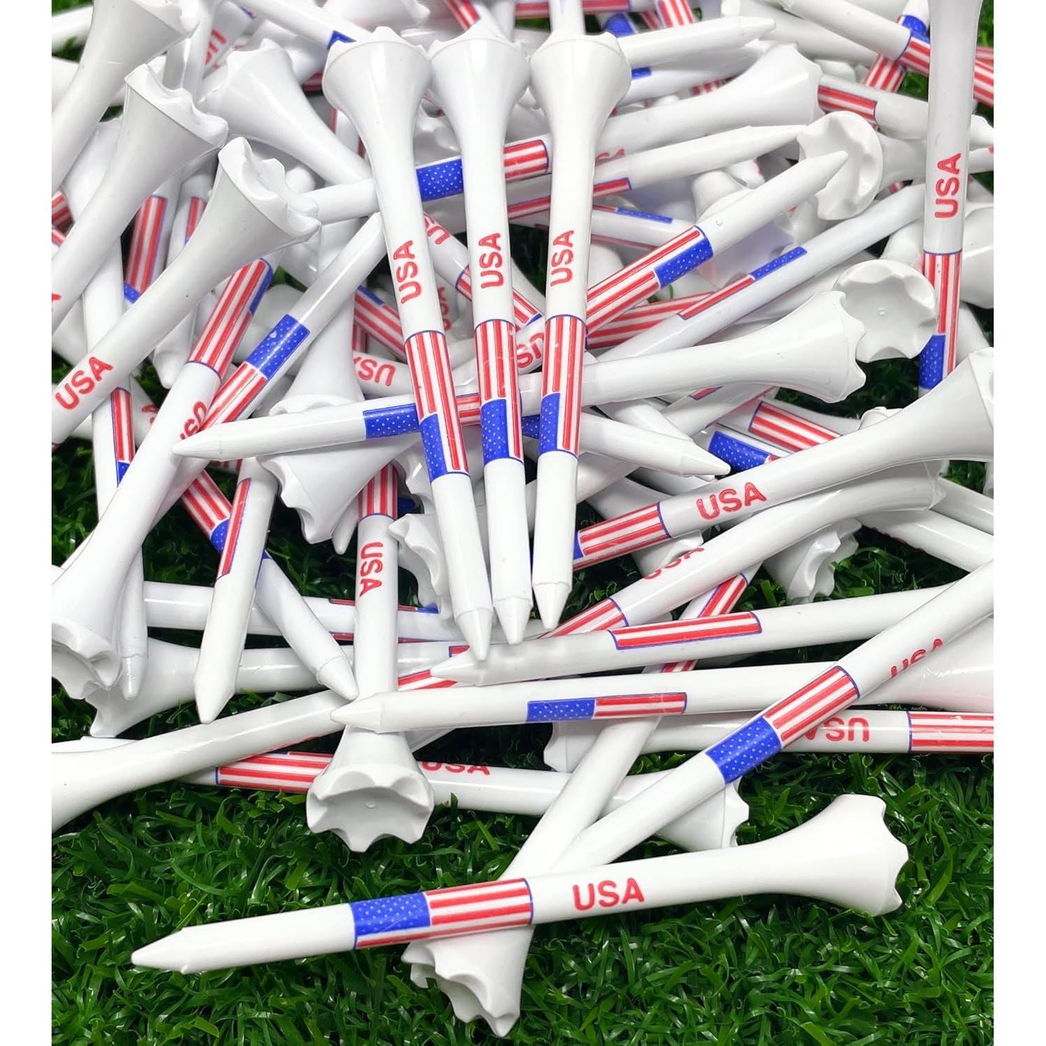 Tees de Golf de Plástico NorthPointe USA 8.26 cm - 100 Piezas