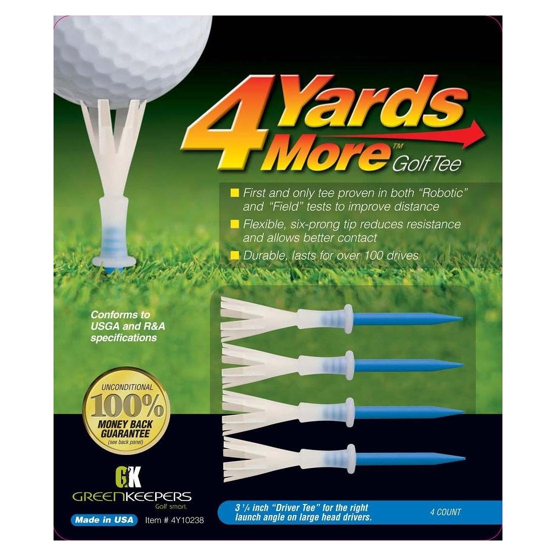 Tees de Golf Greenkeeper 4 Yards More - 8.26 cm