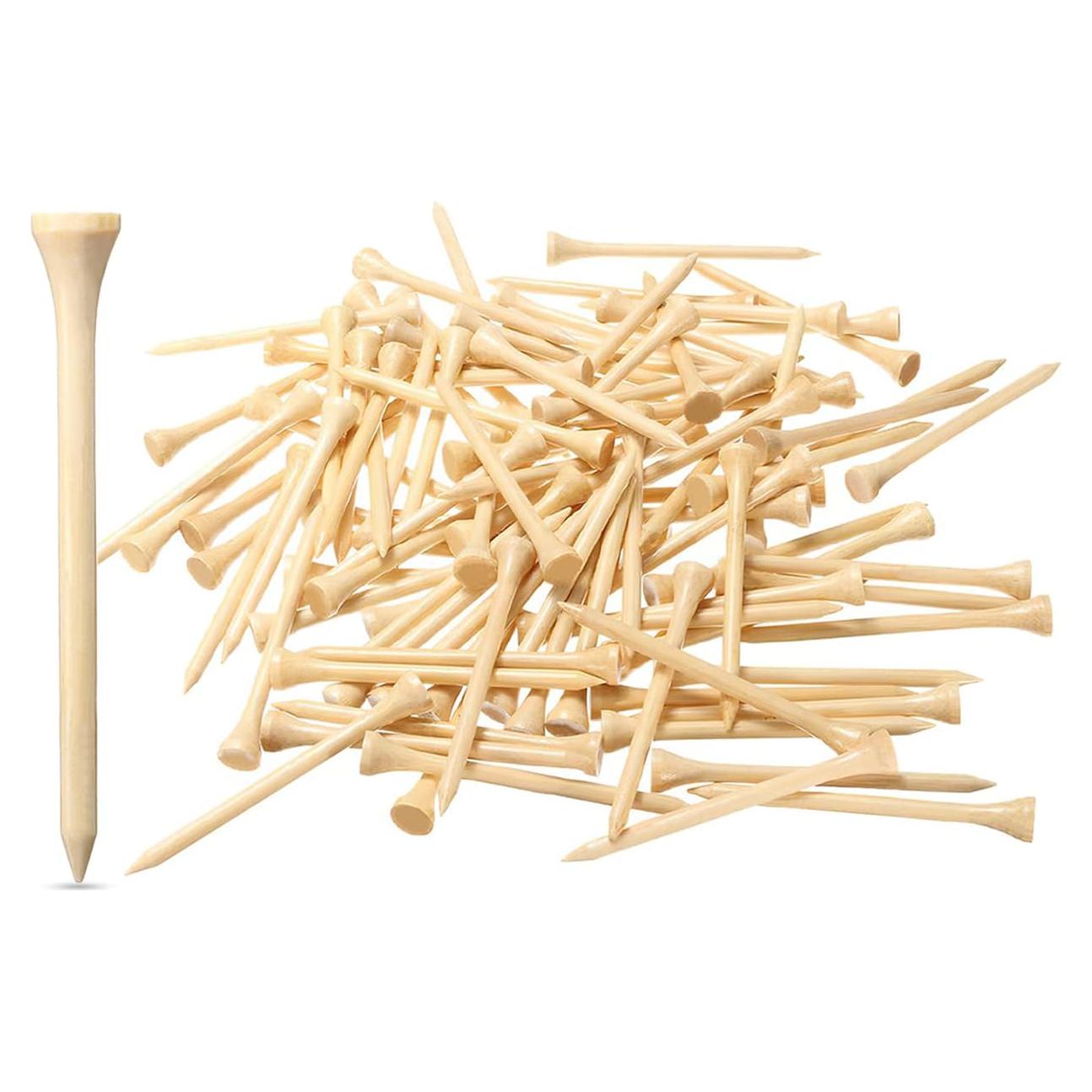 Tees de Golf de Bambú Dsenfurn 2-3/4" Paquete de 250 Unidades