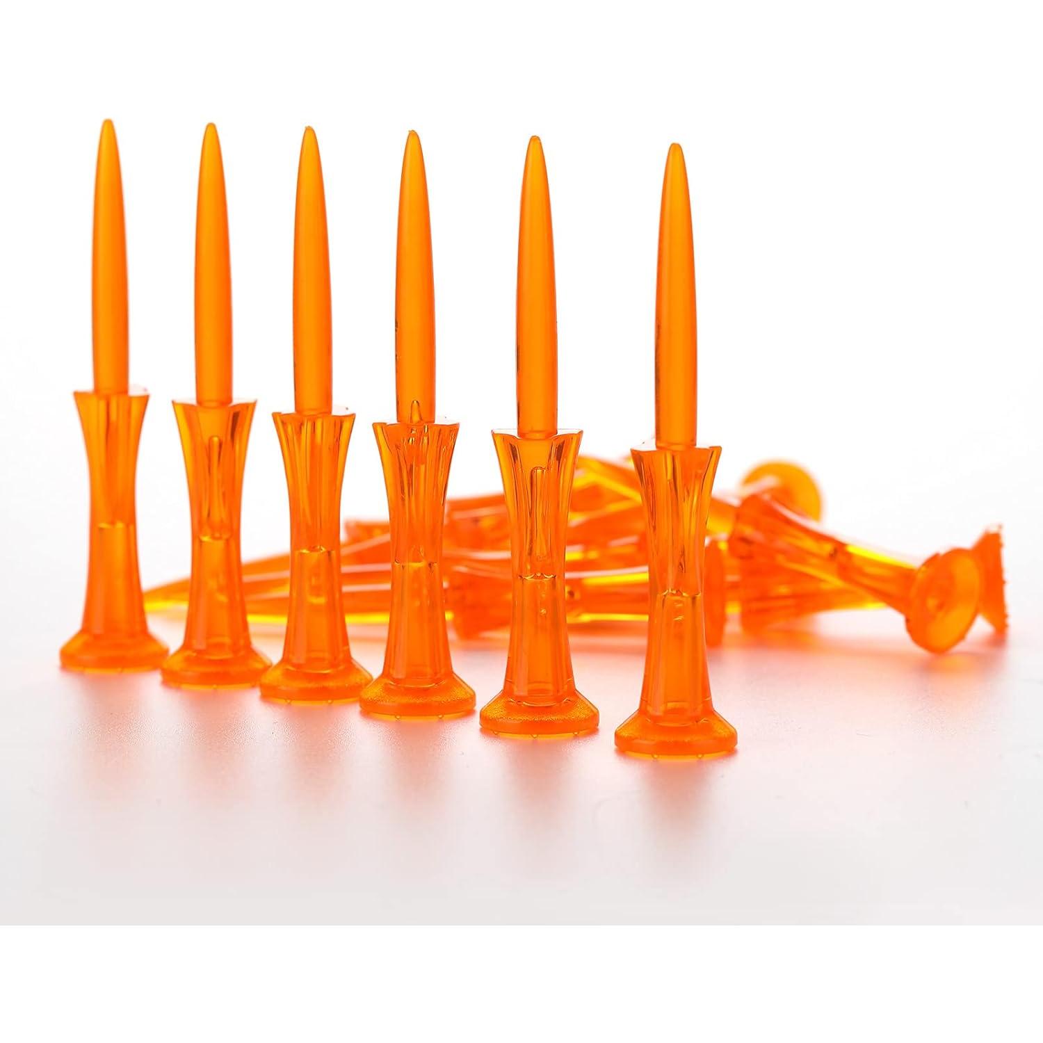 Tees de Golf de Plástico WMAWJBT 8.26 cm 50 Unidades Irrompibles