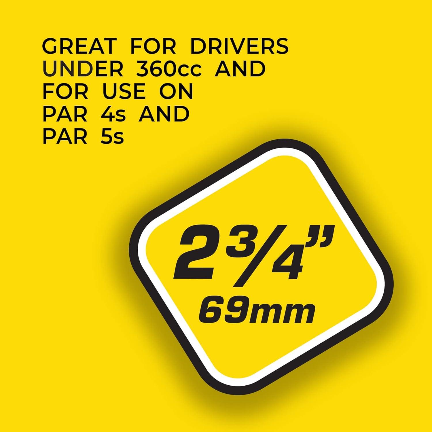 Tee de Golf Champ My Hite FLYtee Rayas Rojas 100 Unidades