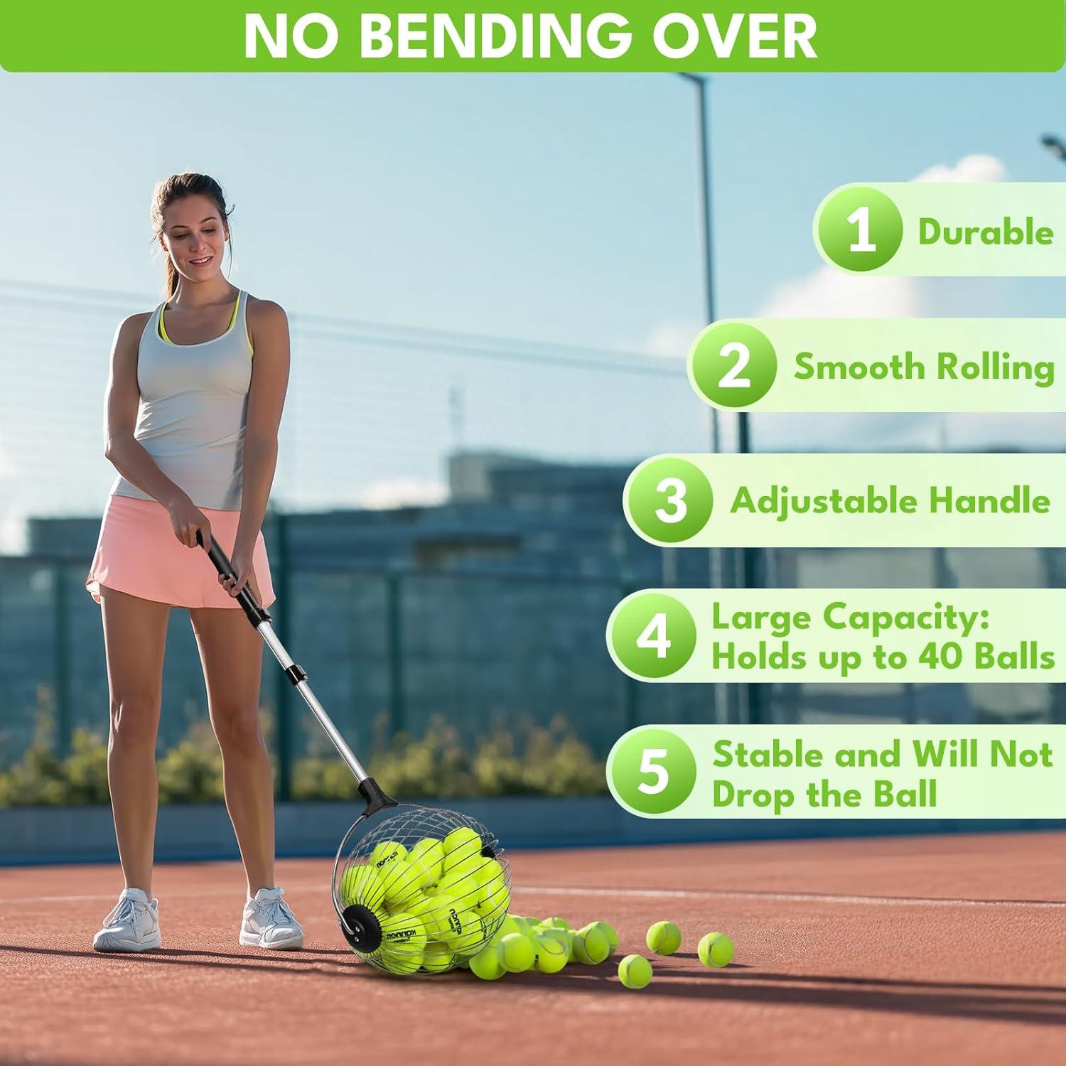 Recogedor de Pelotas Telescópico Netrix 77-148cm para Tenis