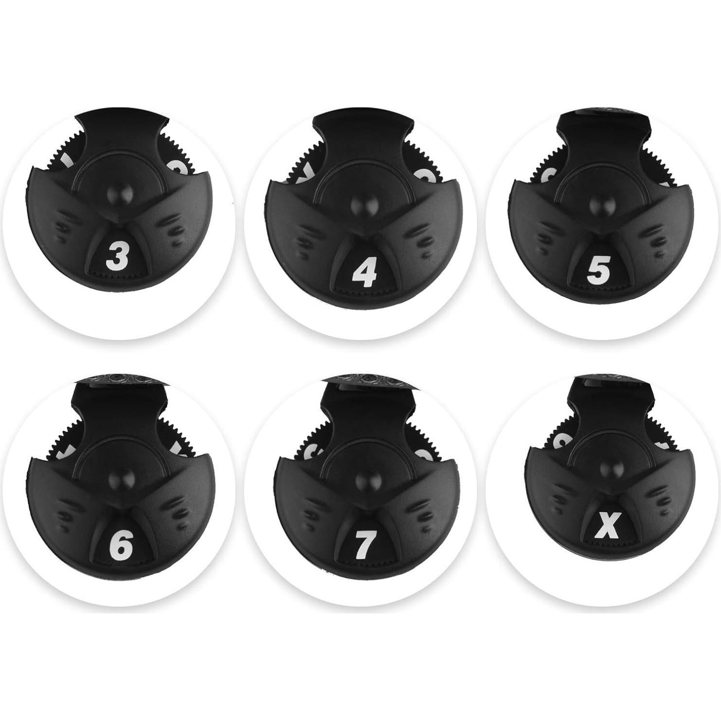 Cubiertas de Cabeza de Híbrido de Golf Andux 3 Piezas Neopreno