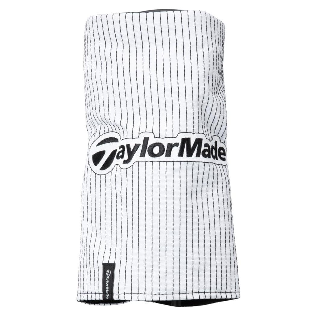 Cubre Cabeza Driver TaylorMade Barrel Rayas 2024 - Blanco