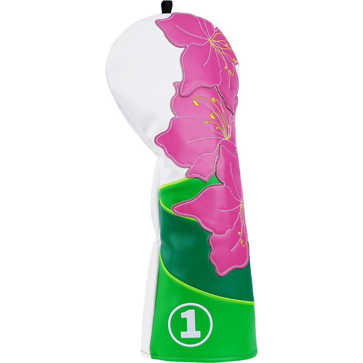 Cubierta de Driver de Golf 2thpart Azalea Rosa Verde