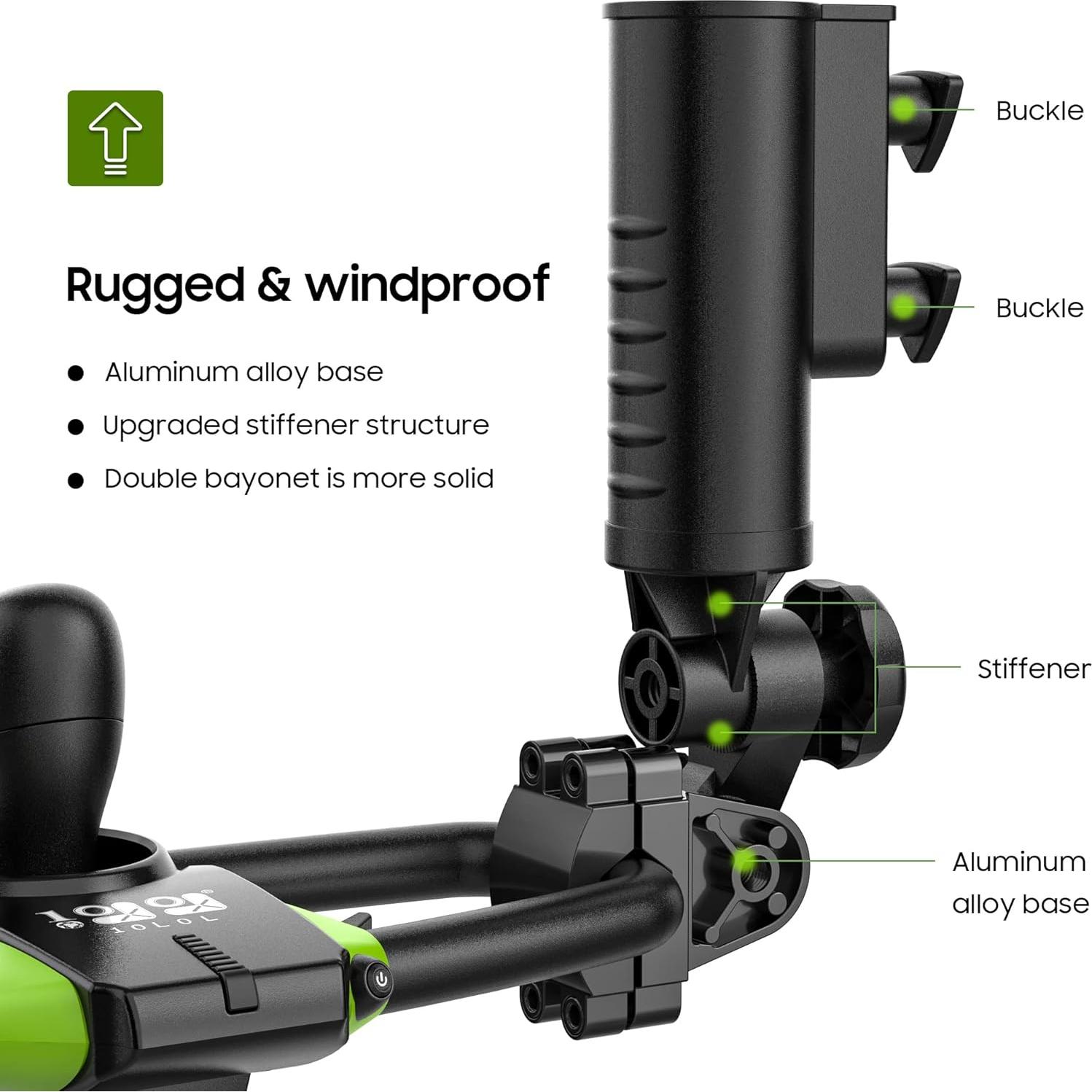 Soporte de Bandera para Carro de Golf 10L0L - Universal 180°