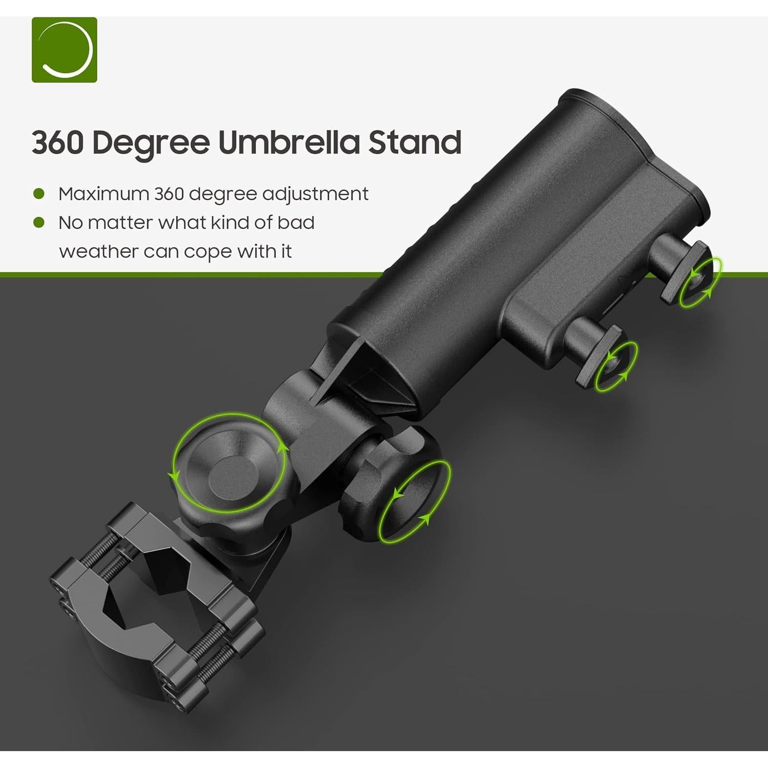 Soporte de Bandera para Carro de Golf 10L0L - Universal 180°