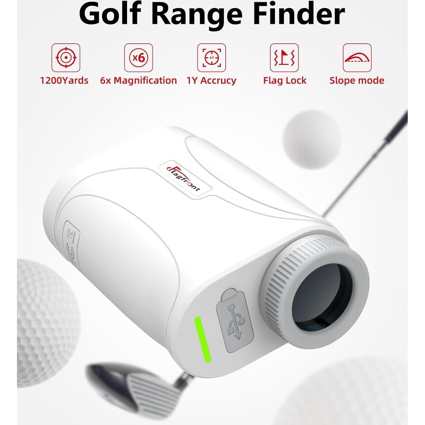 Buscador de Rango de Golf Flagfront N2-GF 1200 Yardas 6X