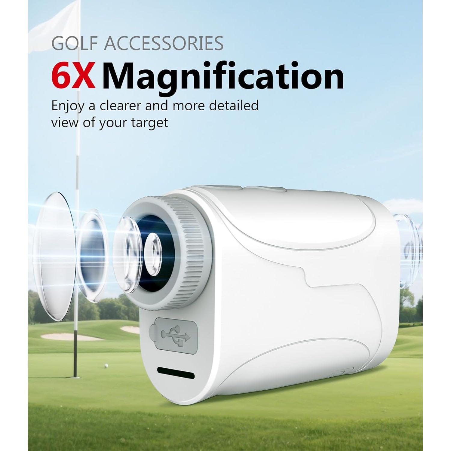 Buscador de Rango de Golf Flagfront N2-GF 1200 Yardas 6X