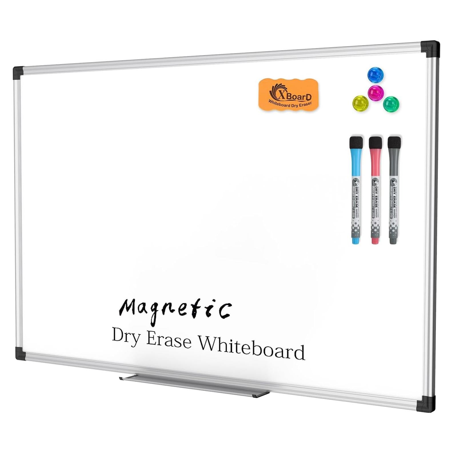 Pizarra Blanca Magnética XBoard 91.4x60.4cm con Accesorios