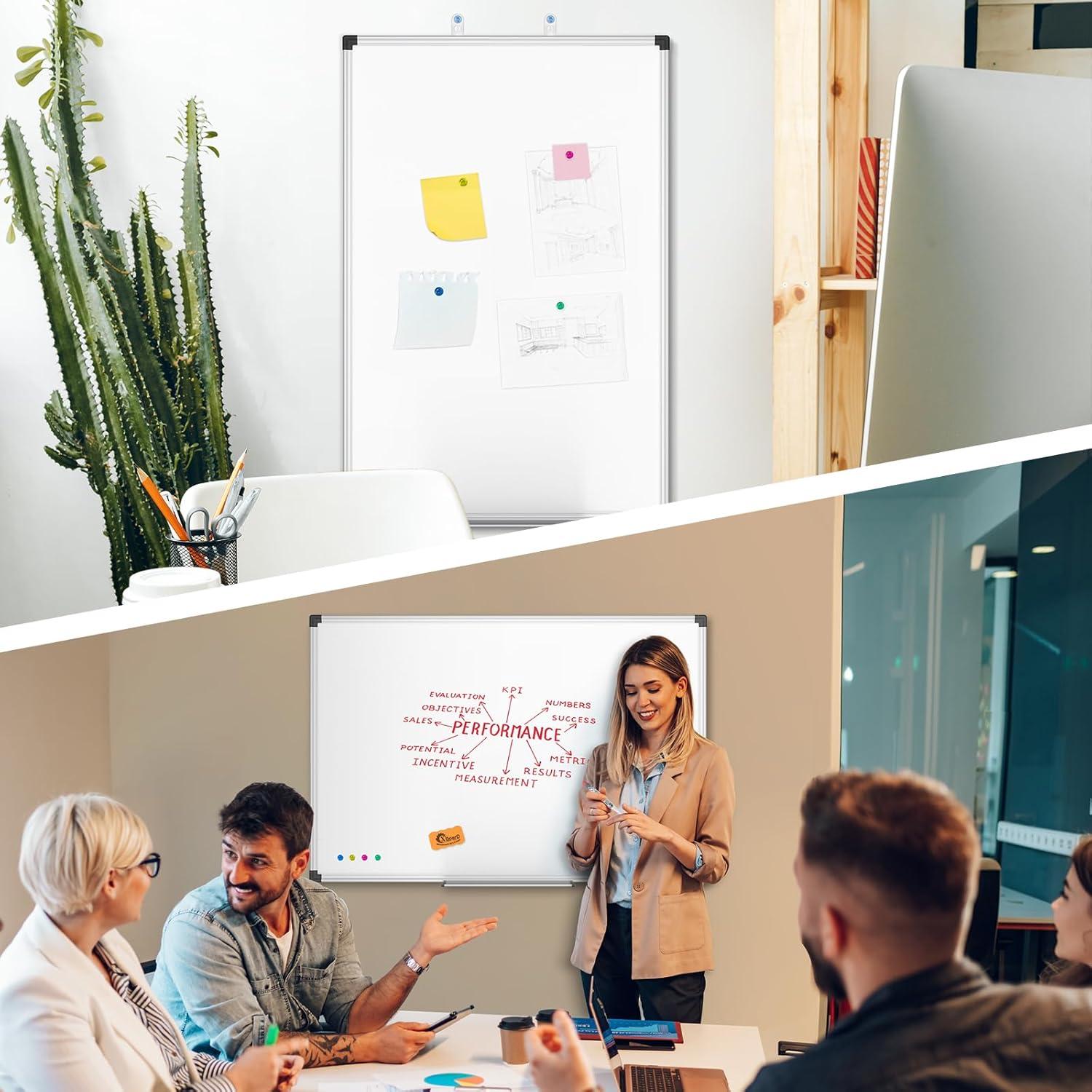 Pizarra Blanca Magnética XBoard 91.4x60.4cm con Accesorios