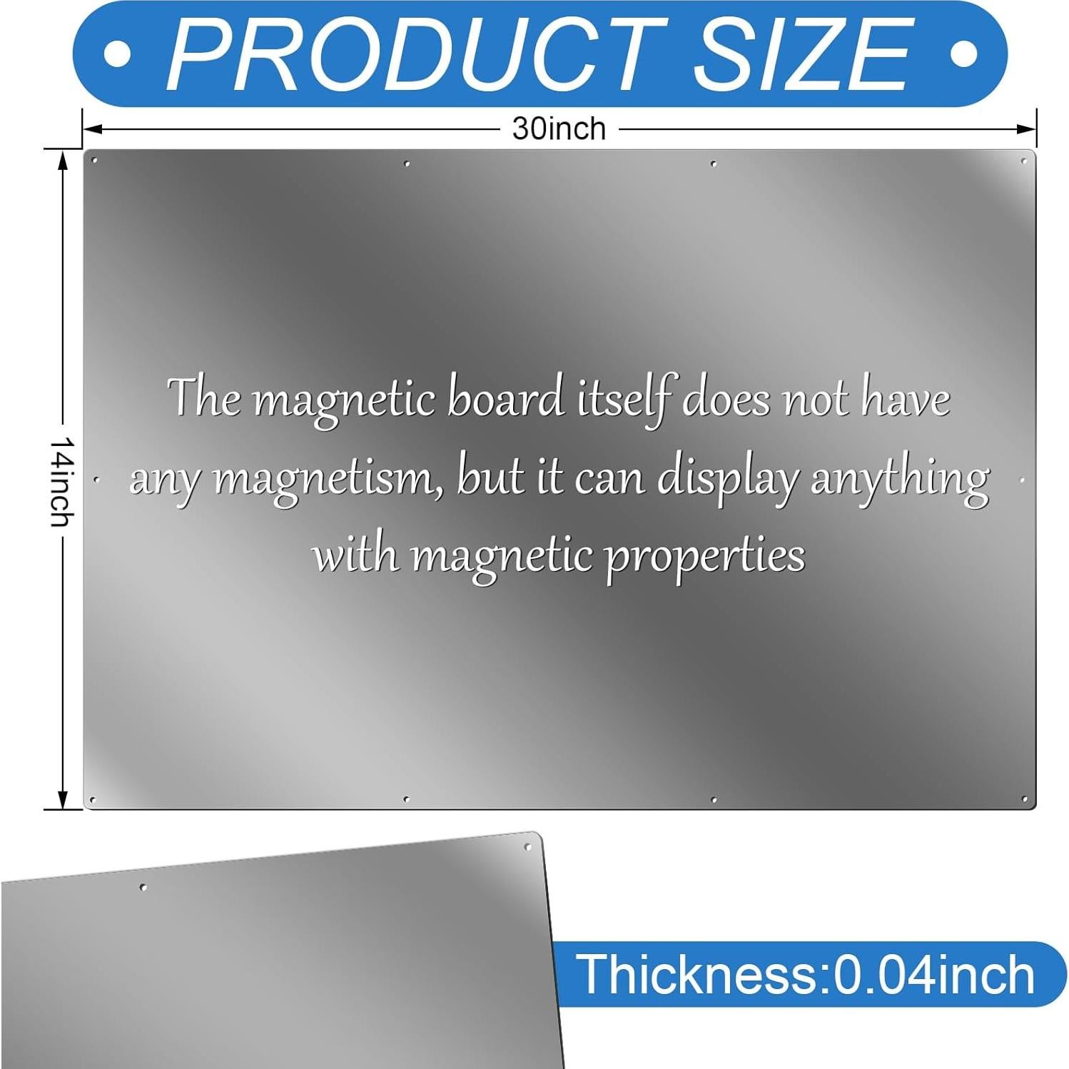 Tablero Magnético Ireer de Acero 76 x 36 cm para Notas