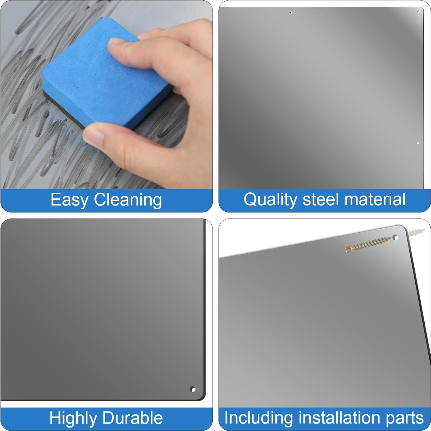 Tablero Magnético Ireer de Acero 76 x 36 cm para Notas