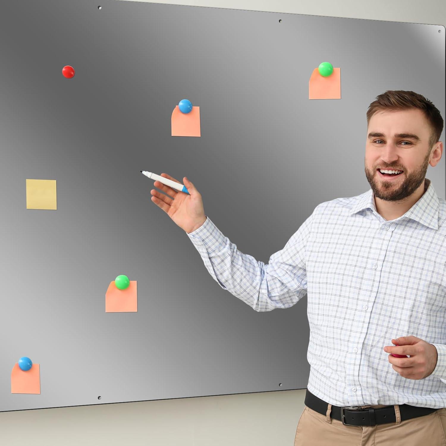 Tablero Magnético Ireer de Acero 76 x 36 cm para Notas