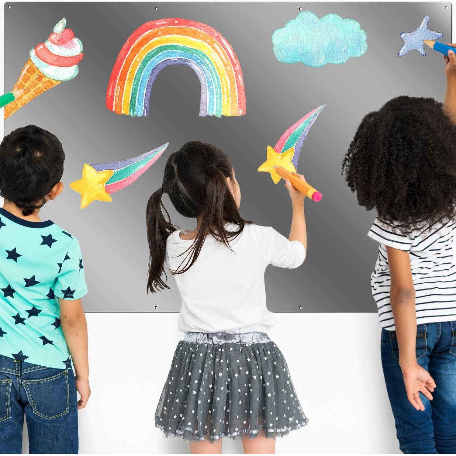 Tablero Magnético Ireer de Acero 76 x 36 cm para Notas