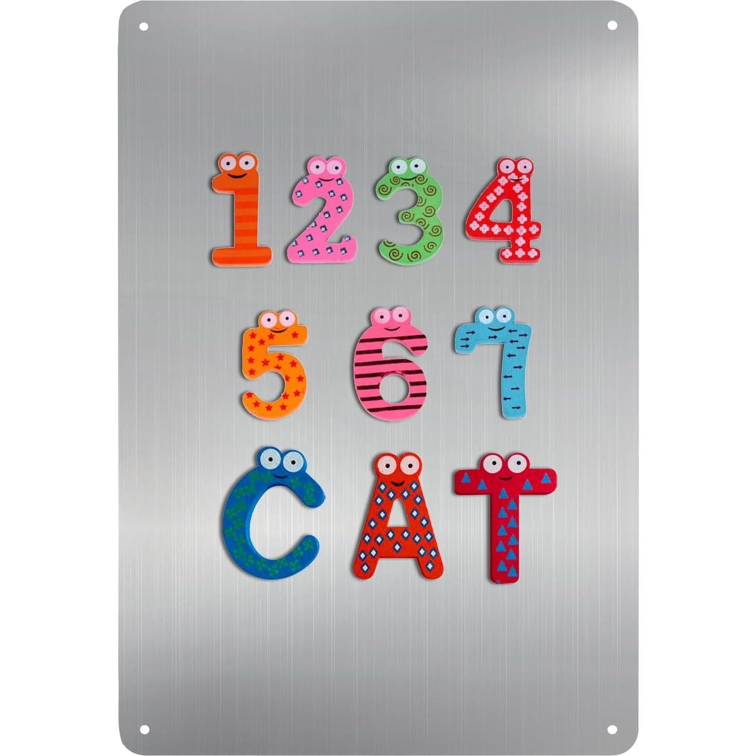 Tablero Magnético de Acero Inoxidable Bekith 2 Piezas 43.4x30 cm