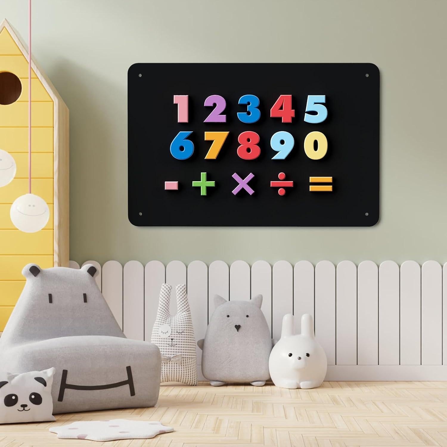 Tablero Magnético MaxGear 44.5x29 cm Metal Negro para Pared