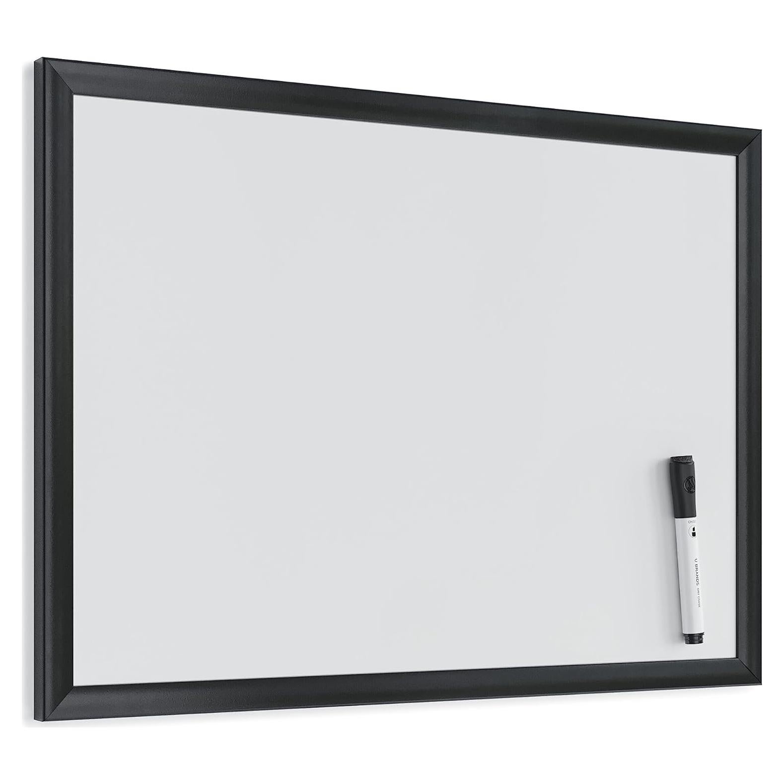 Tablero Magnético Borrado en Seco U Brands 58.4x43.2cm Negro