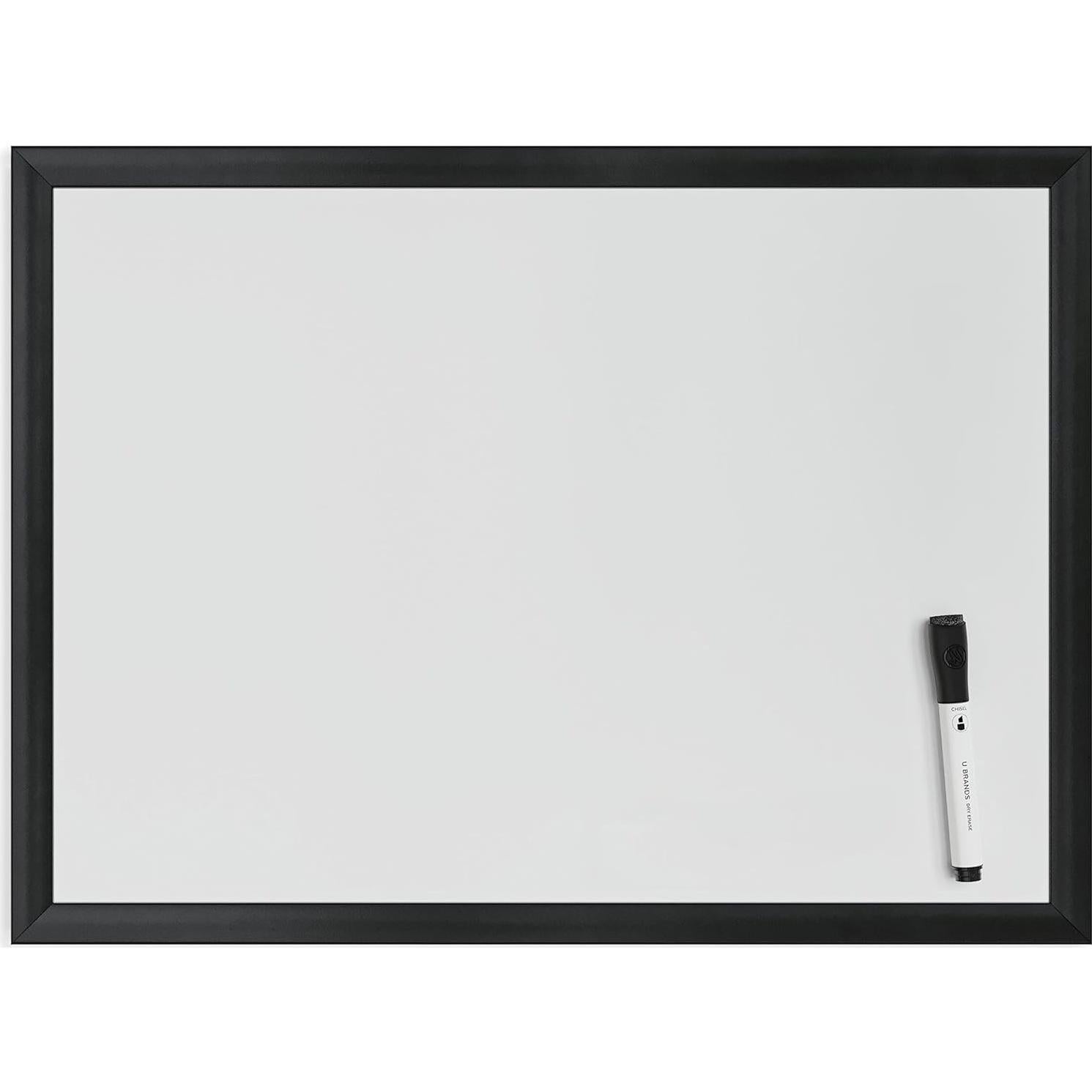 Tablero Magnético Borrado en Seco U Brands 58.4x43.2cm Negro