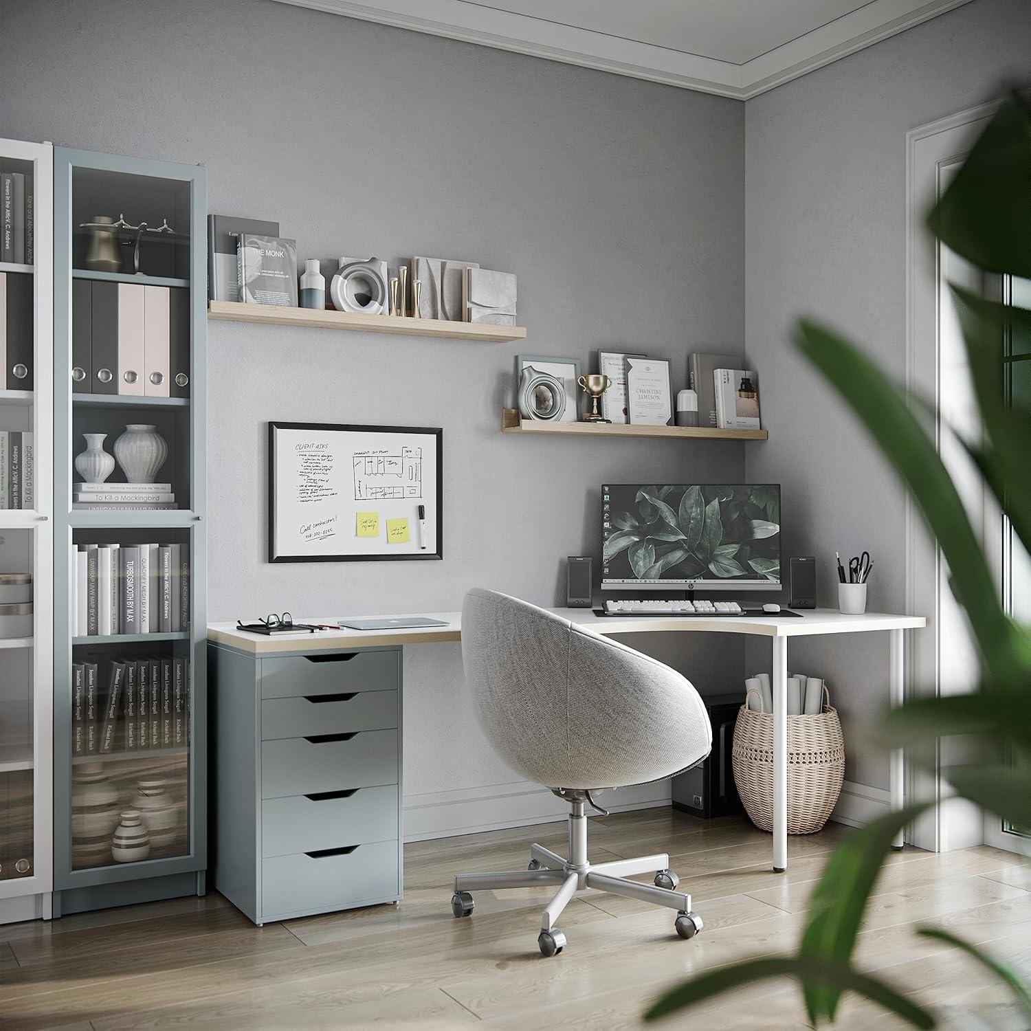 Tablero Magnético Borrado en Seco U Brands 58.4x43.2cm Negro