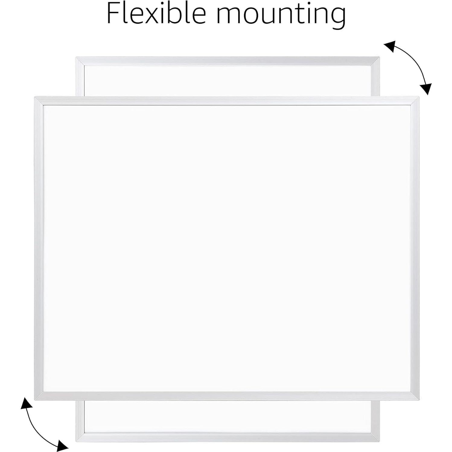 Pizarra Blanca Magnética Amazon Basics 28x36 cm con Marco de Aluminio