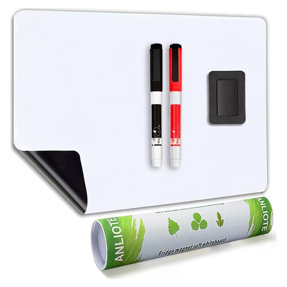 Pizarra Blanca Magnética ANLIOTE 50.8x33 cm para Refrigerador