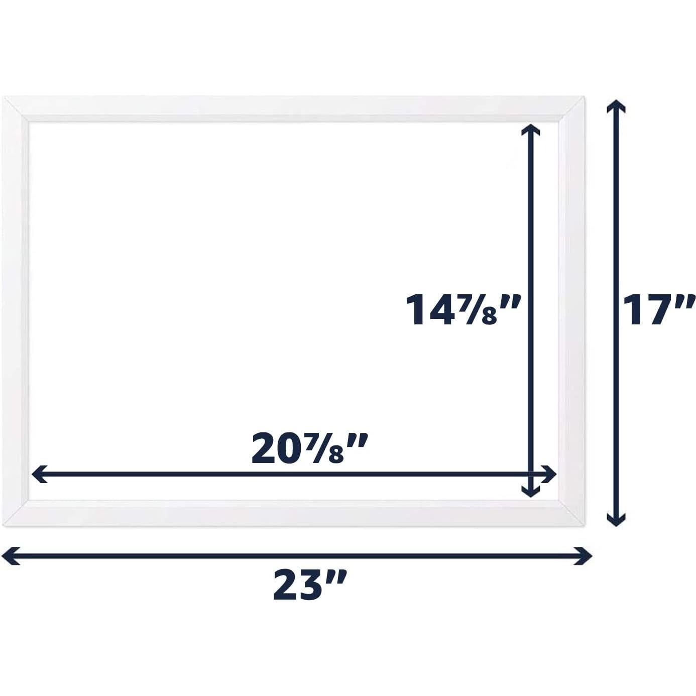 Tablero Blanco Magnético Borrado en Seco Quartet 43x58 cm
