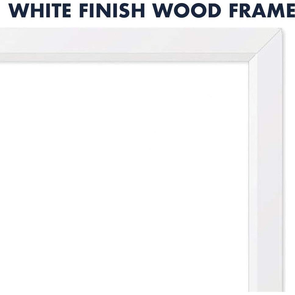 Tablero Blanco Magnético Borrado en Seco Quartet 43x58 cm