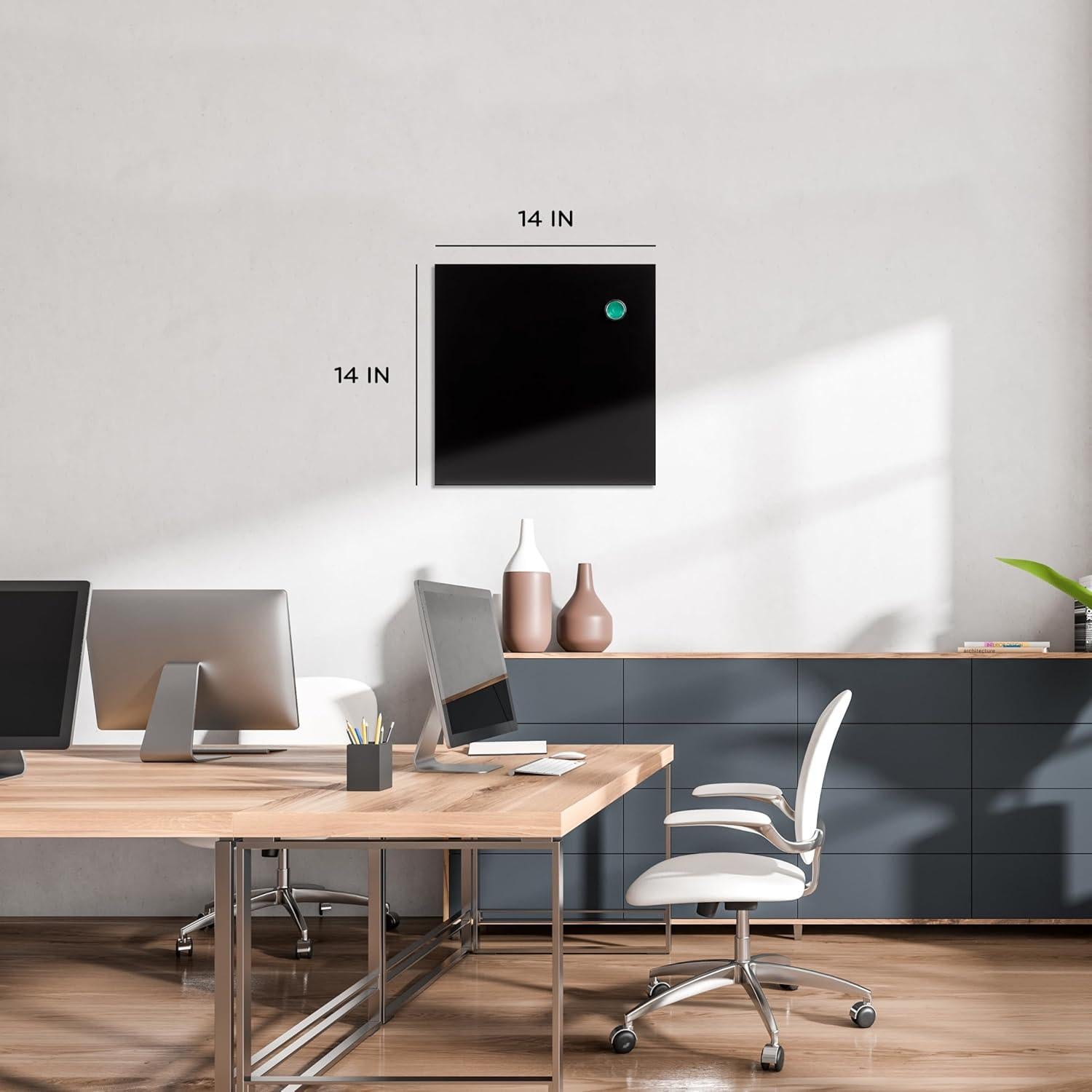 Pizarra Magnética U Brands 35.56 cm Sin Marco con Marcador